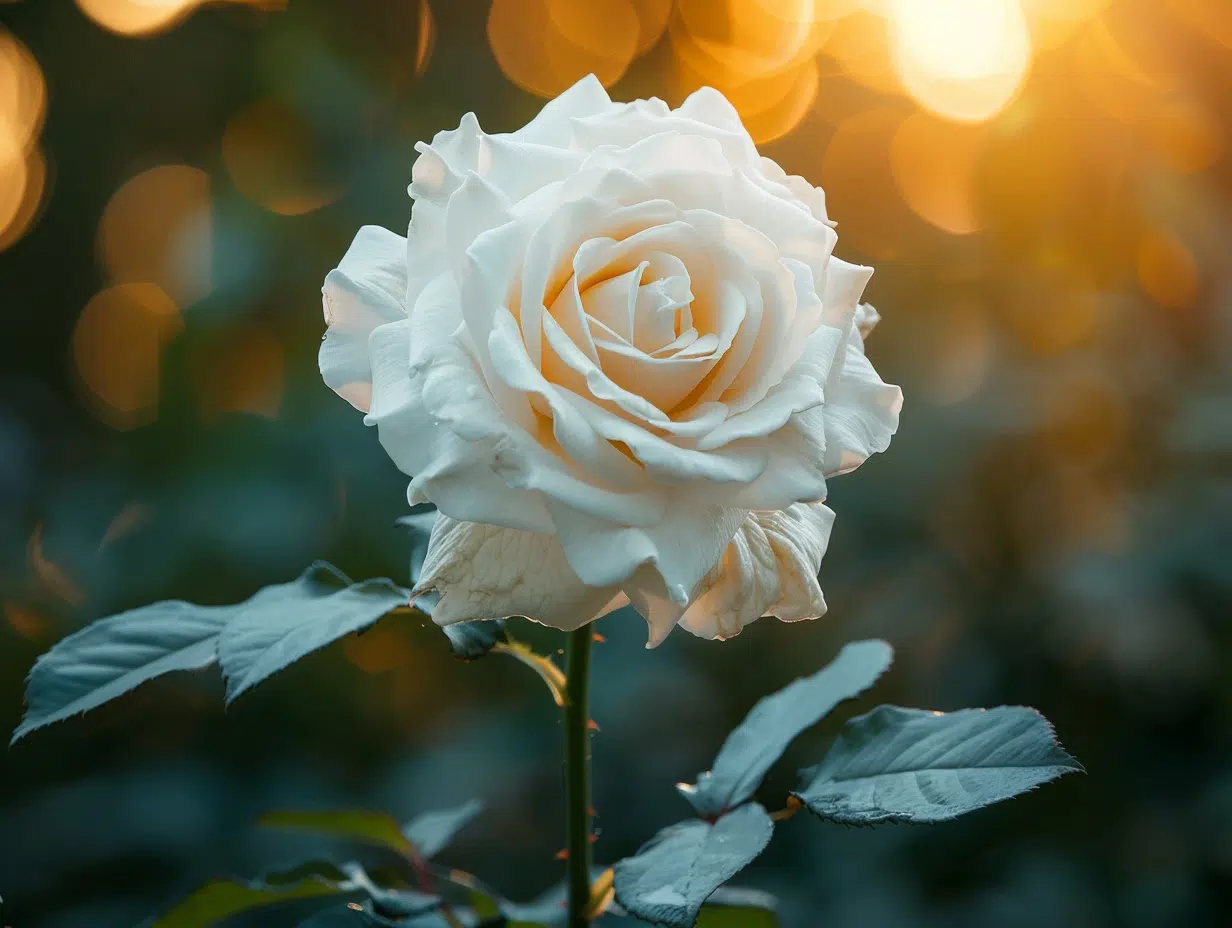 Les roses blanches : une exploration des symboles et des émotions