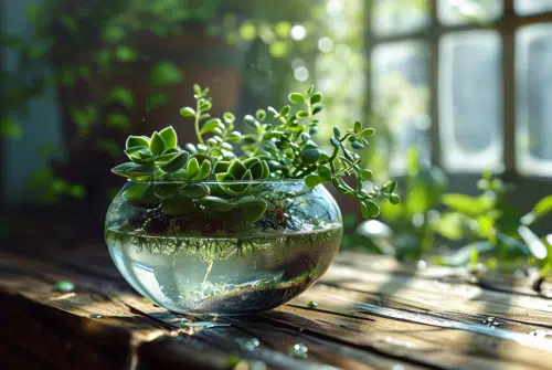 Boutures de feuilles de plantes grasses en eau : méthodes et conseils pour réussir