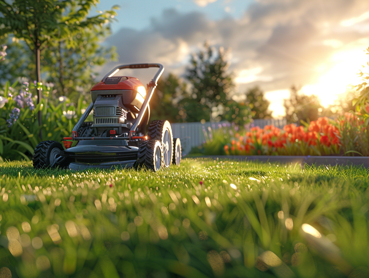 Heure idéale pour tondre la pelouse : conseils et réglementations