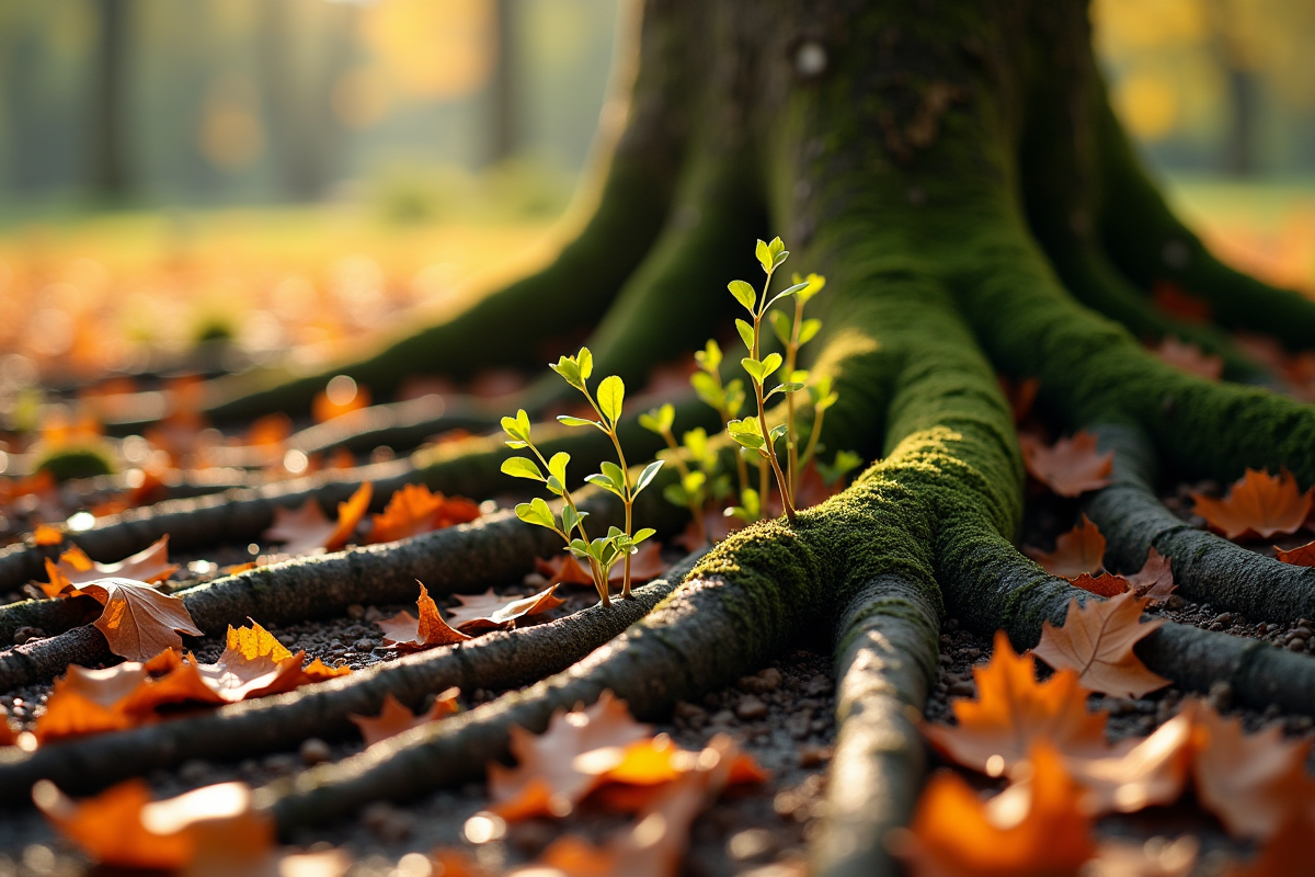 arbre racines