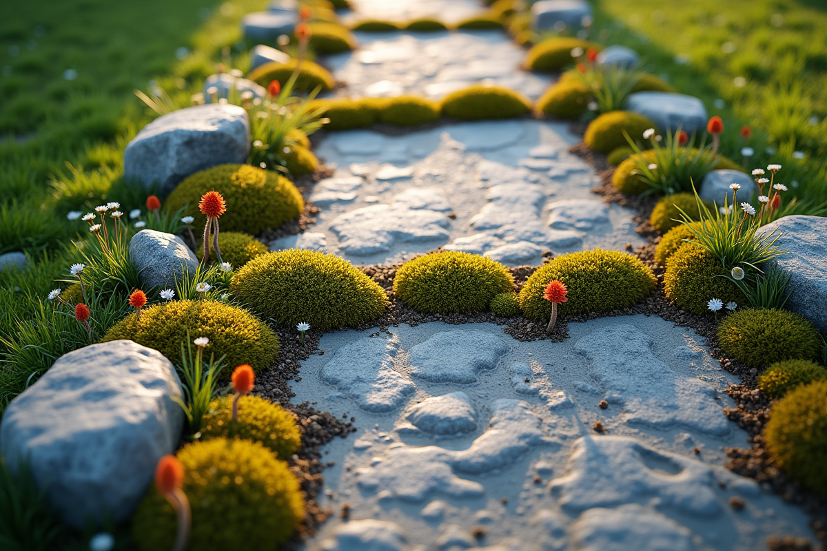 plantes pierres